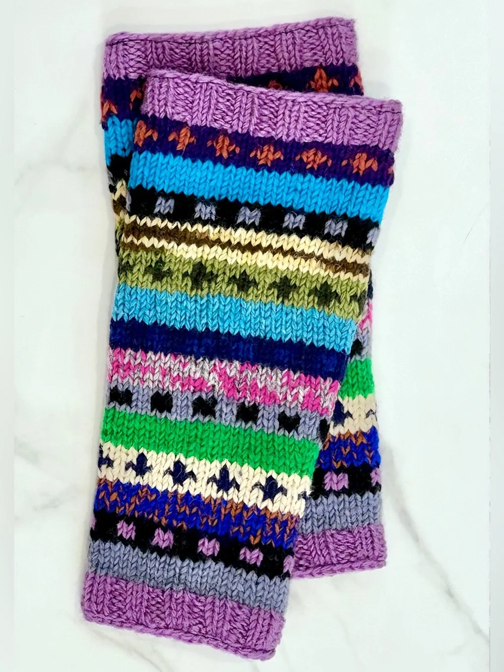 NEW! 💜 100% Nepal Wool Leg Warmers